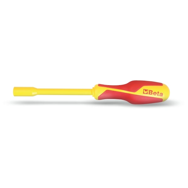 Beta 850MQ Magnetic Bit Holder, Insulated with Bimaterial Handle, Insulated 1000V VDE, 1/4 in Hex - 008500910