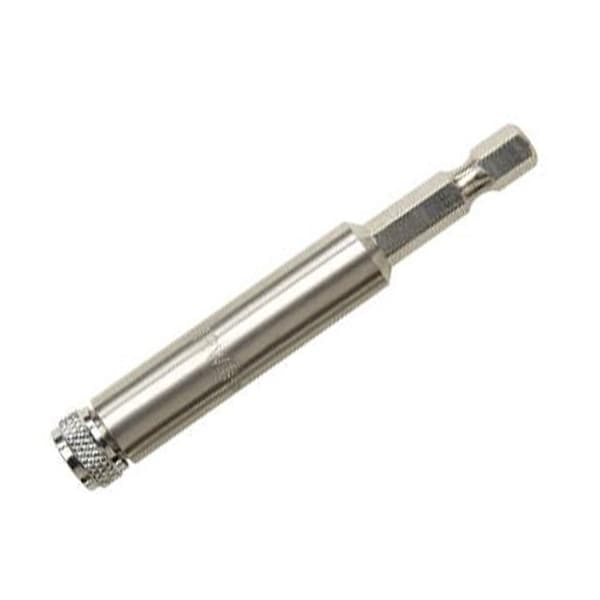 Drill America 3" Long Stainless Steel Magnetic Bit Holder with Ring - INSBH-300S