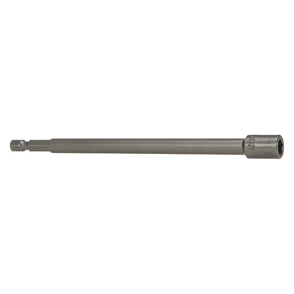 Apex Tool Group Nutsetter, 1/4" Hex, 6" L, Steel, Unfinished - M6N-0808-6