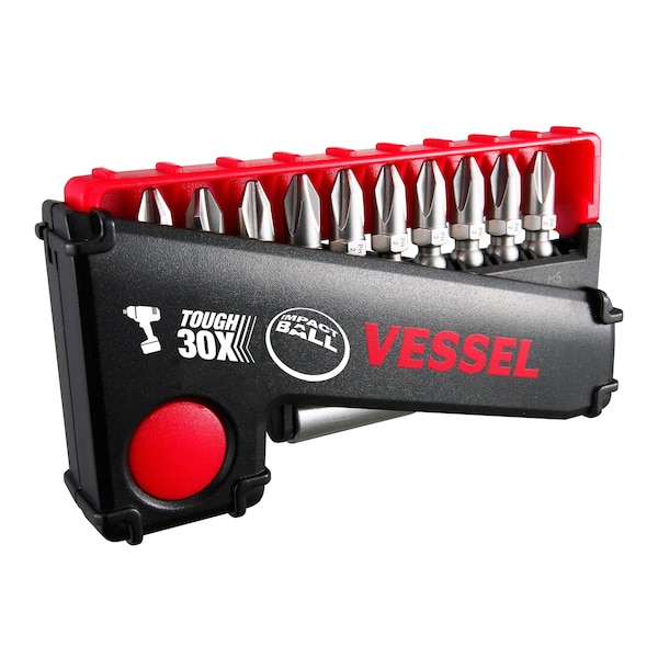Vessel Torsion Bit, 11PCS Set, Pop-Up Case - IB11P02U
