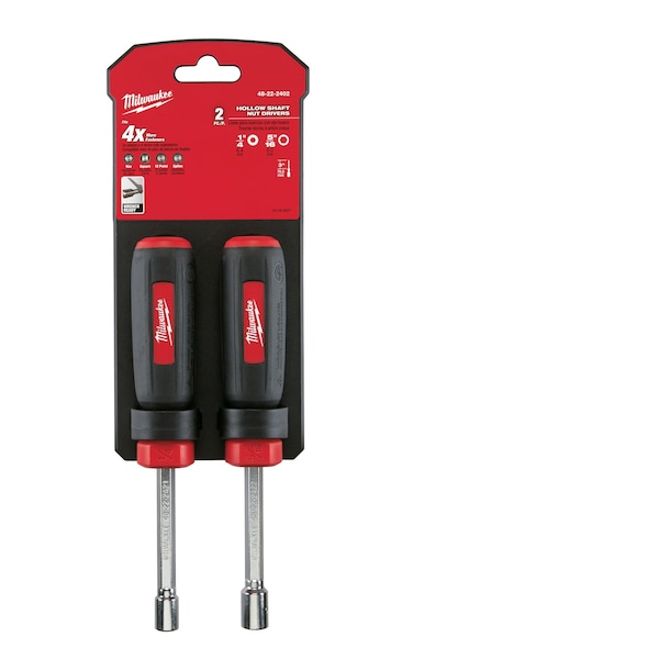 Milwaukee Tool 2PC SAE Hollow Shaft Nut Driver Set - 48-22-2402
