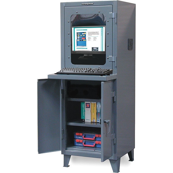 Strong Hold Computer Cabinet, 26" W X 24" D X 72" H - 26-CC-242