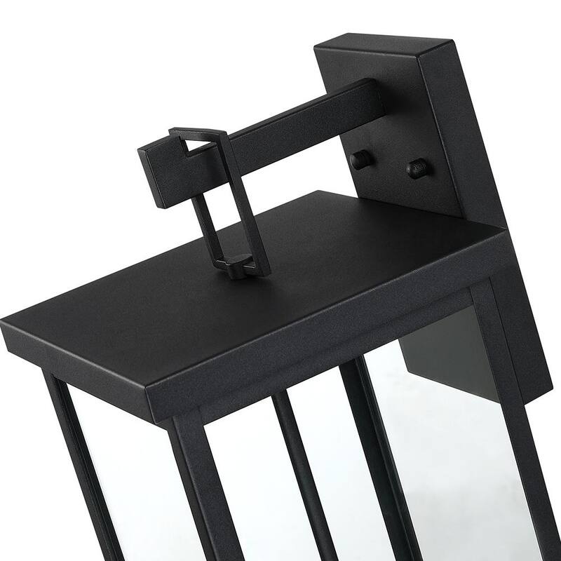 Lámpara de pared exteriores grande negra de 3 luces TRUE FINE Trevot de 22.5 pulgadas - TD40019OT.