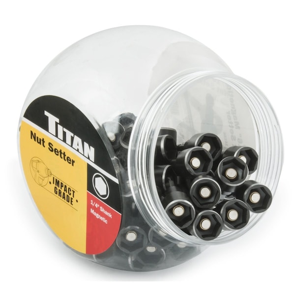 Titan Nut Setter, Magnetic, 50 pcs., 9/16", 65mm - 16188-50