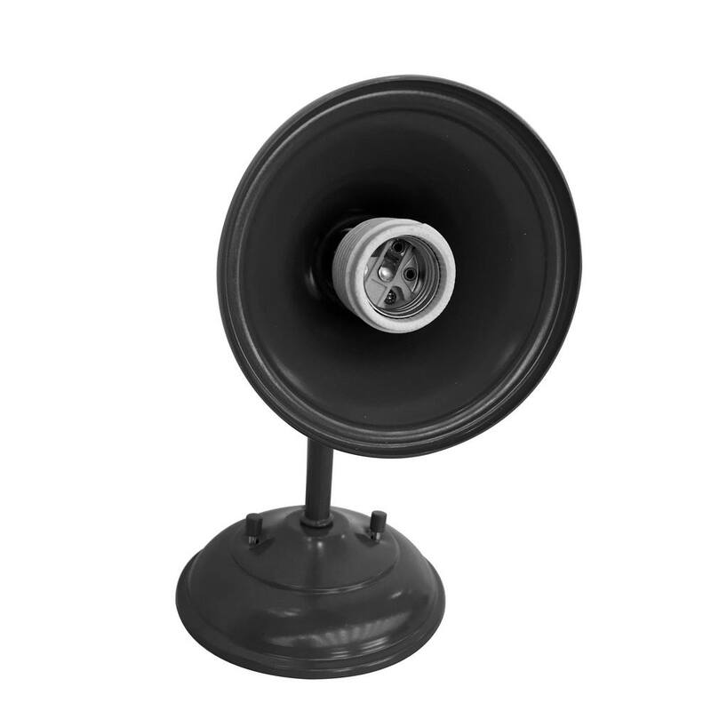 Lámpara de pared exterior tipo brasero en negro de 11 pulgadas Hampton Bay - EW10139BK