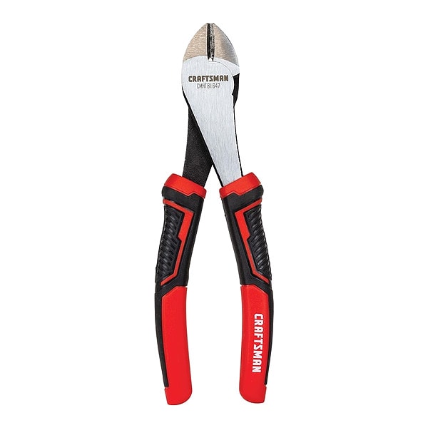 Craftsman Diagonal Cutting Pliers, Steel, 7 1/4" L - CMHT81647