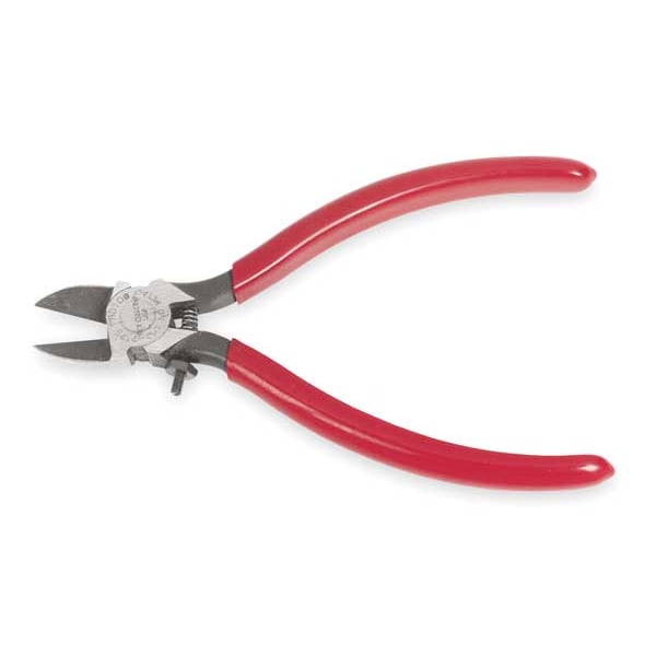 Proto 7 3/8 in Diagonal Cutting Plier Flush Cut Oval Nose Uninsulated - J213G