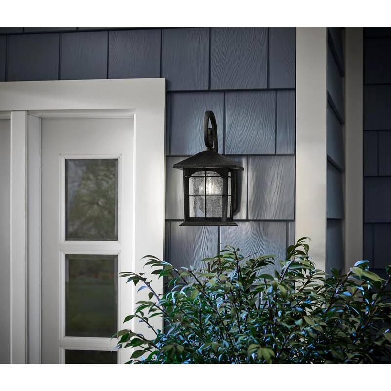 Colección de decoradores de hogar Brimfield 12.75 pulgadas Luz de pared exterior lineal de voltaje con lámpara de pared sin bombilla incluida - Y37029A-151