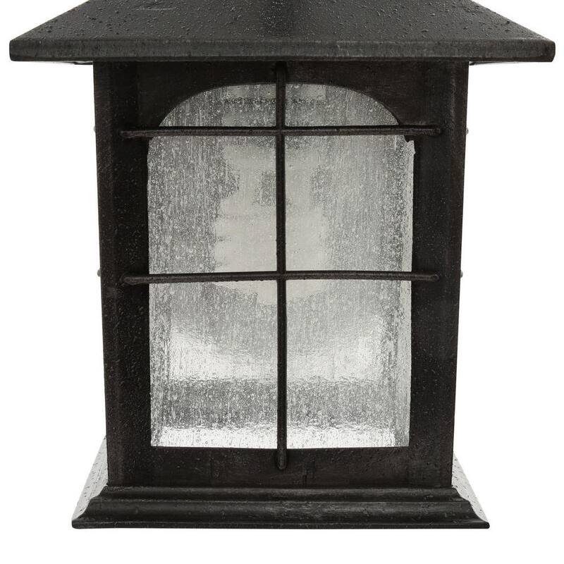 Colección de decoradores de hogar Brimfield 12.75 pulgadas Luz de pared exterior lineal de voltaje con lámpara de pared sin bombilla incluida - Y37029A-151