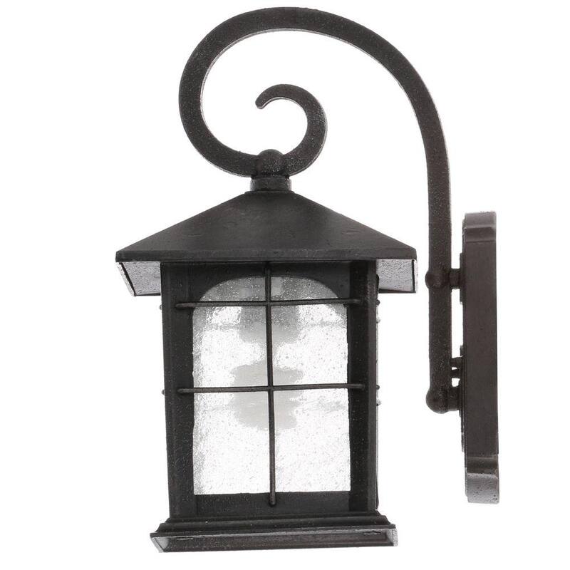 Colección de decoradores de hogar Brimfield 12.75 pulgadas Luz de pared exterior lineal de voltaje con lámpara de pared sin bombilla incluida - Y37029A-151