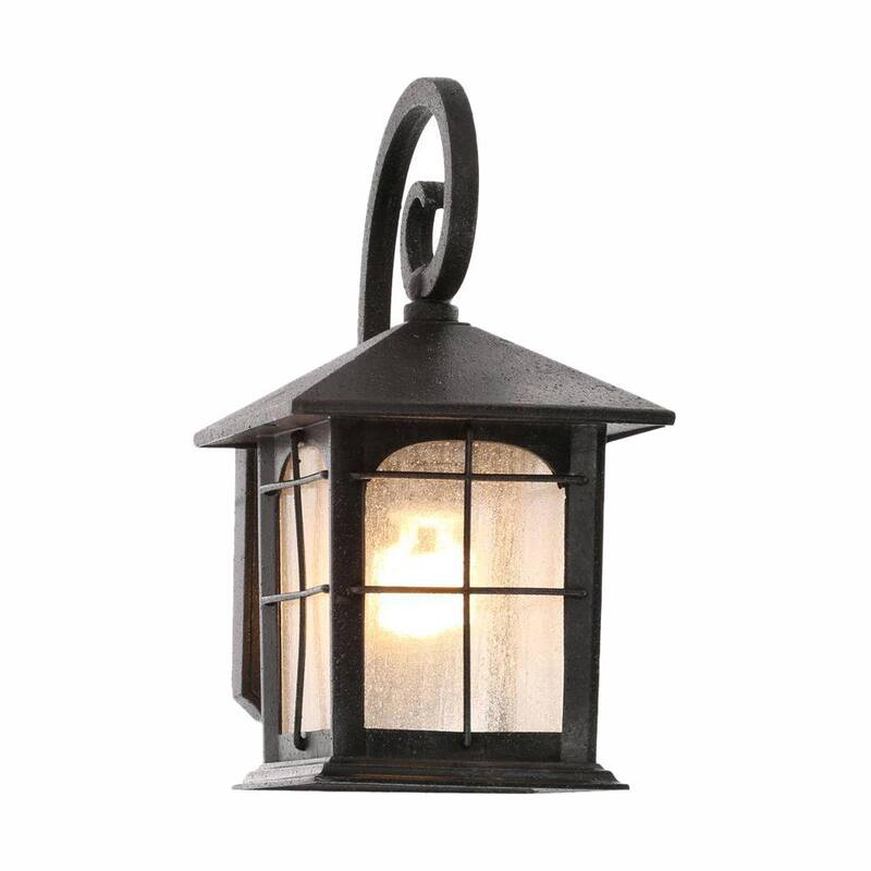 Colección de decoradores de hogar Brimfield 12.75 pulgadas Luz de pared exterior lineal de voltaje con lámpara de pared sin bombilla incluida - Y37029A-151