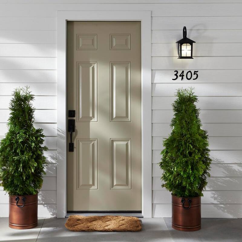 Colección de decoradores de hogar Brimfield 12.75 pulgadas Luz de pared exterior lineal de voltaje con lámpara de pared sin bombilla incluida - Y37029A-151