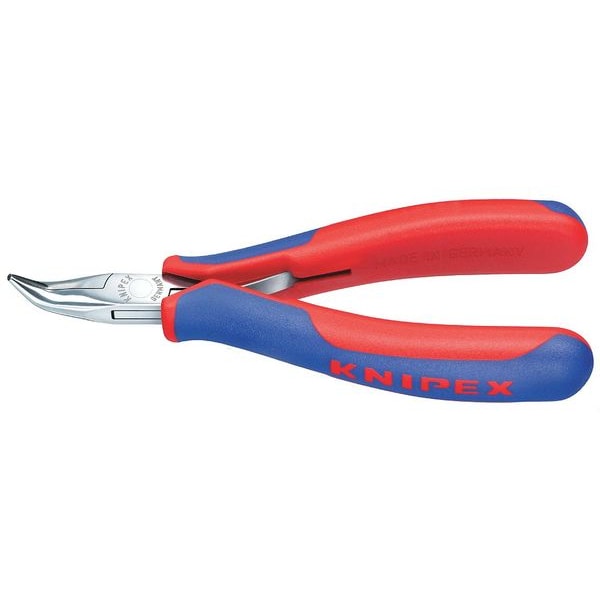 Knipex Bent Round Nose Plier, 5-1/4", 7/8" Jaw - 35 42 135 G