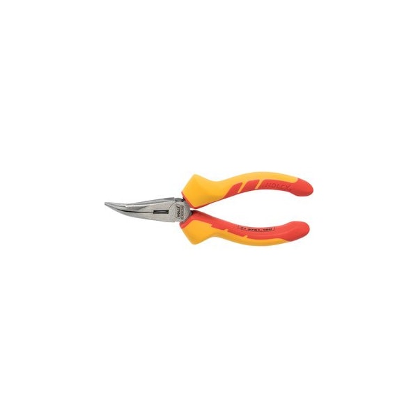 Holex Snipe-nose pliers- angled VDE insulated- Overall length: 160mm - 713751 160