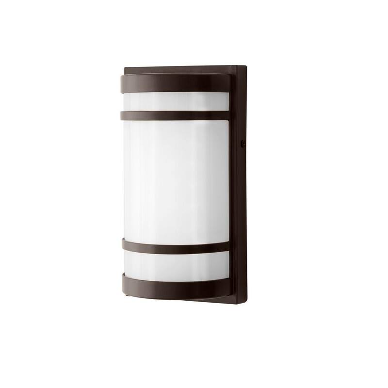 Colección de Decoradores para el Hogar, Farol de Pared Exterior LED con Cableado Duro en Bronce Frotado con Aceite, Aplique de Farol de Pared con LED Integrado - 29800