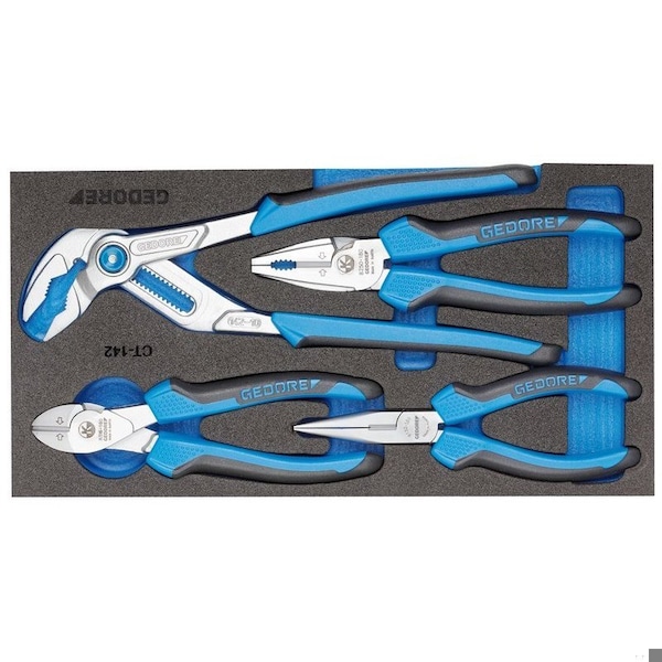 Gedore Pliers Set, Number of Pieces: 4 - 1500 CT1-142