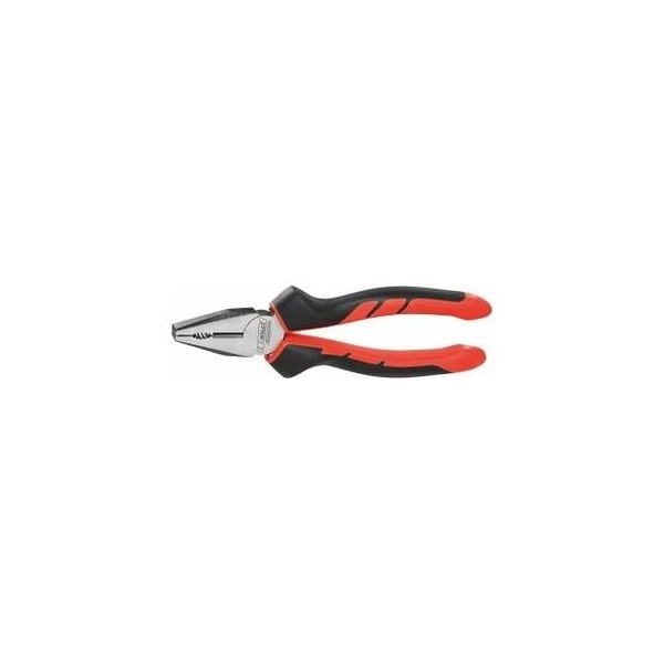 Holex Vanadium Combination Pliers with Two-Part Grips, Bright Finished, Overall Length: 200 mm - 702995 200