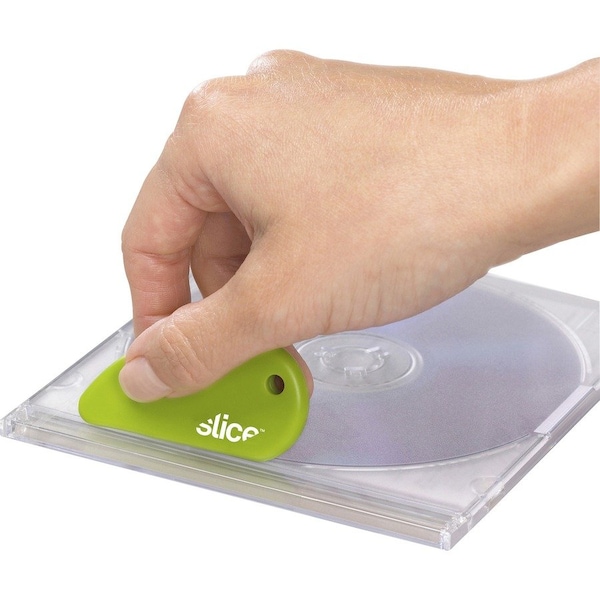Slice Safety Cutter, Micro-Ceramic, 1/5"Wx2-2/5"Lx1-1/5"H, Green - SLI00200