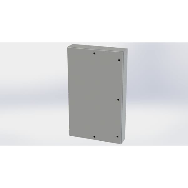 Saginaw Control & Engineering Carbon Steel Electrical Enclosures, 60 in H, 8 in D, 36 in W, NEMA 3R, 4, 12, 13, Hinged - SCE-60EL3608LP