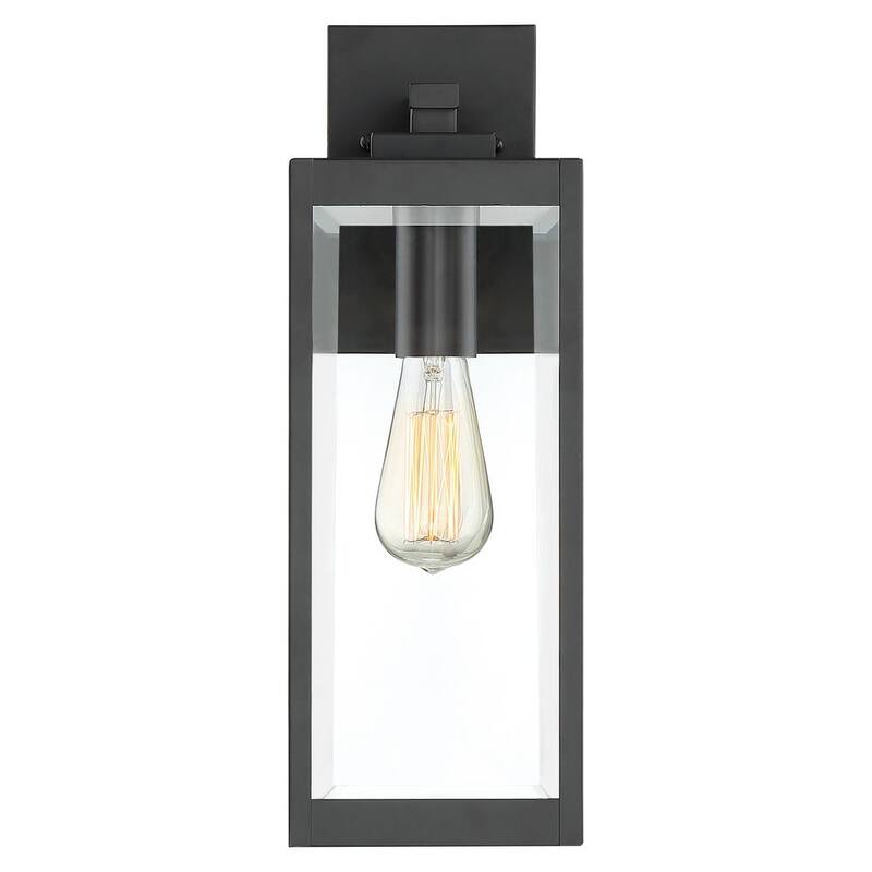 Linterna de pared para exterior Quoizel Westover de 1 luz en negro tierra - WVR8406EK