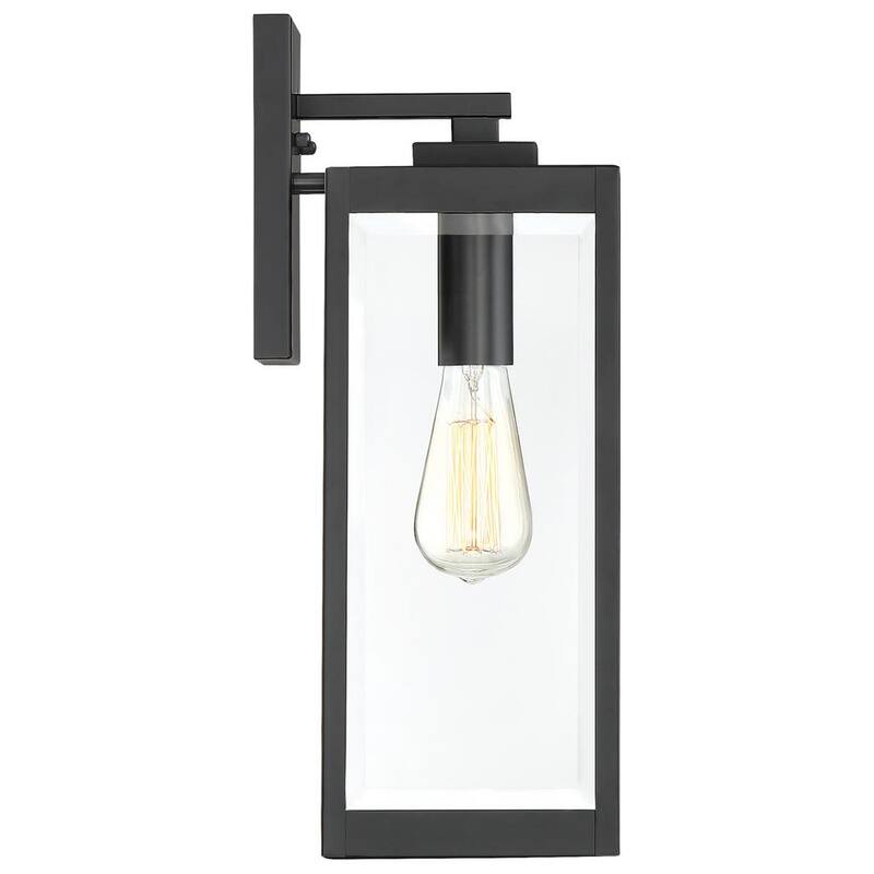 Linterna de pared para exterior Quoizel Westover de 1 luz en negro tierra - WVR8406EK