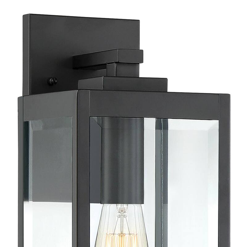 Linterna de pared para exterior Quoizel Westover de 1 luz en negro tierra - WVR8406EK