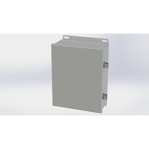 Saginaw Control & Engineering Carbon Steel Electrical Enclosures, 10.13 in H, 4 in D, 8 in W, NEMA 3R, 4, 12, 13, Hinged - SCE-1008CHNF