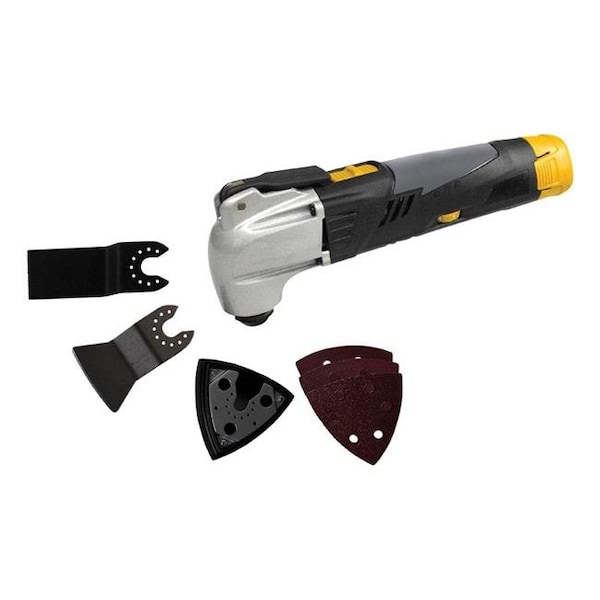 Steel Grip Steel Grip 2504090 12V Multi-Tool for Cutting & Sanding - Gray & Yellow - 2504090