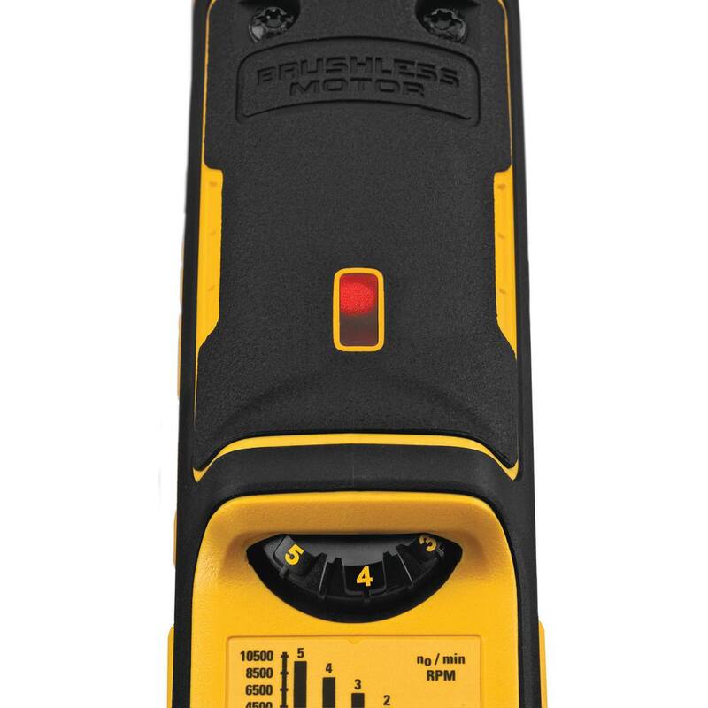 DEWALT 13 Amp. Amoladora angular pequeña de 5 pulgadas con interruptor de paleta sin bloqueo y velocidad variable - DWE43214NVS