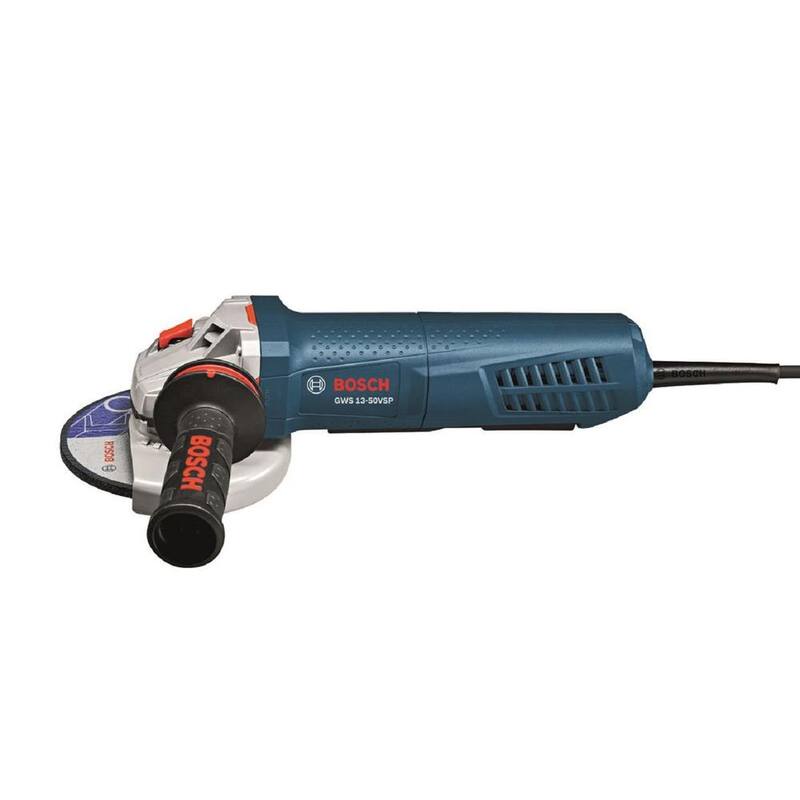 Amoladora de velocidad variable con interruptor de paleta de 5 pulgadas con cable de 13 amperios de Bosch - GWS13-50VSP