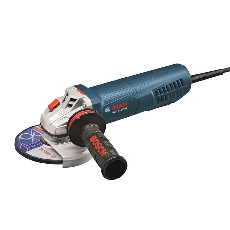 Amoladora de velocidad variable con interruptor de paleta de 5 pulgadas con cable de 13 amperios de Bosch - GWS13-50VSP