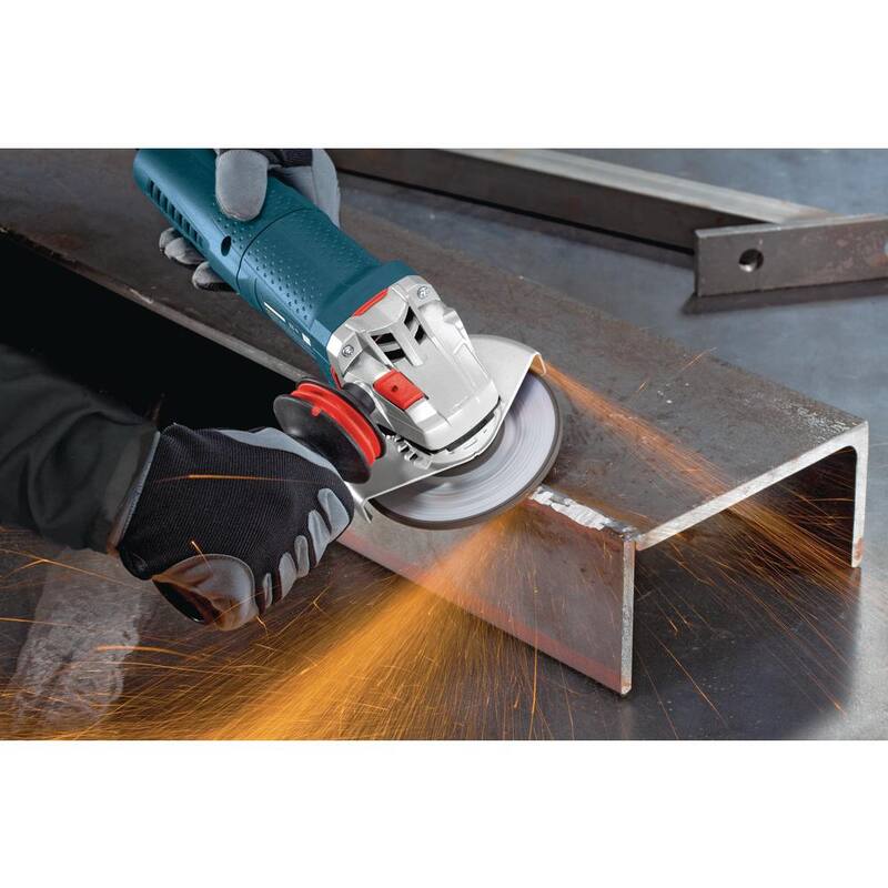 Amoladora de velocidad variable con interruptor de paleta de 5 pulgadas con cable de 13 amperios de Bosch - GWS13-50VSP