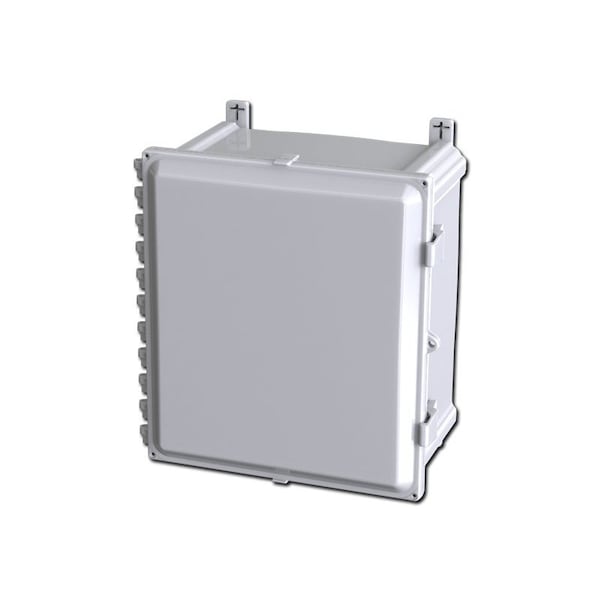 Saginaw Control & Engineering Polycarbonate Electrical Enclosures, 17.65 in H, 9.98 in D, 16.68 in W, NEMA 3R, 4, 4X, 12, 13 - SCE-1614PC