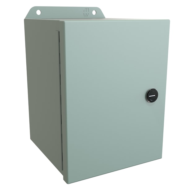 Hammond Steel Electrical Enclosures, 8 in H, 6 in D, 6 in W, NEMA 4, Hinged - EJ866