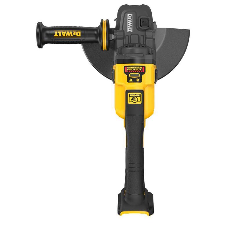 Amoladora angular inalámbrica DEWALT 60-Vol MAX de 7 a 9 pulgadas (sólo la herramienta) - DCG460B
