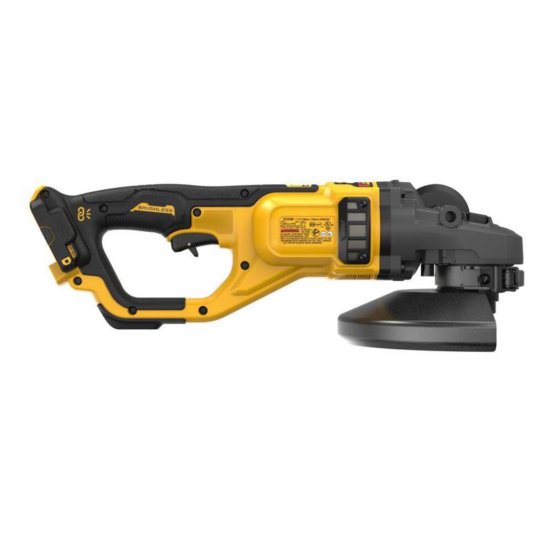 Amoladora angular inalámbrica DEWALT 60-Vol MAX de 7 a 9 pulgadas (sólo la herramienta) - DCG460B