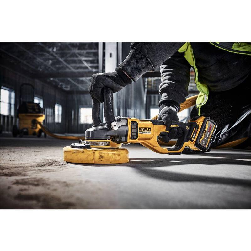 Amoladora angular inalámbrica DEWALT 60-Vol MAX de 7 a 9 pulgadas (sólo la herramienta) - DCG460B
