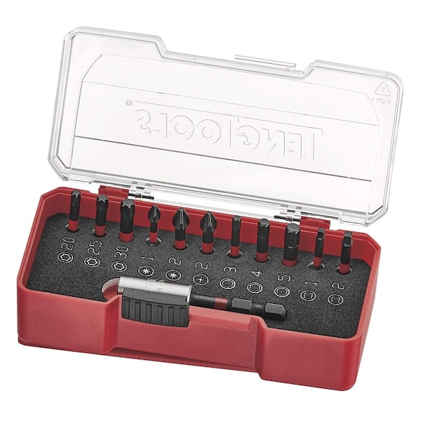 Teng Tools 1/4" Drive Hex, Torx, Pozi, ROB Impact Screwdriver Bit - TJ1413