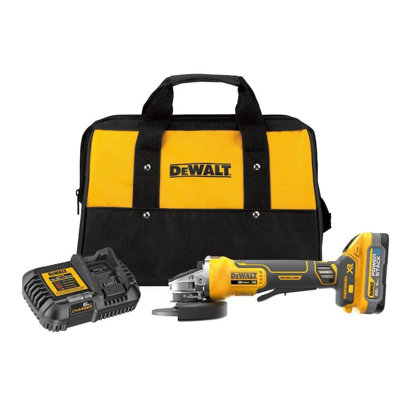 Molinillo inalámbrico DEWALT 20V de iones de litio sin escobillas de 4.5 pulgadas - DCG413H1