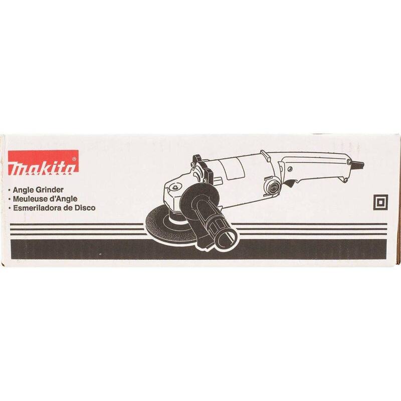 Esmeriladora angular con interruptor AC/DC de alta potencia de 9 amperes y 5 pulgadas, marca Makita - 9005B