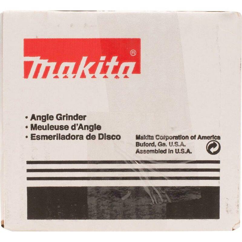 Esmeriladora angular con interruptor AC/DC de alta potencia de 9 amperes y 5 pulgadas, marca Makita - 9005B