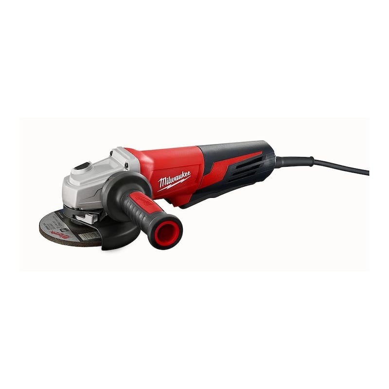 Amoladora angular pequeña Milwaukee de 13 amperes y 5 pulgadas con interruptor de paleta - 6117-31