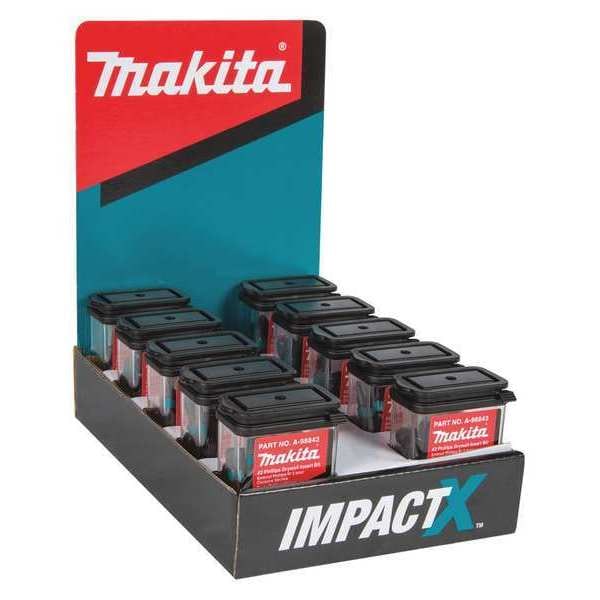 Makita PH2, Drywall, Insert Bit, 1", PK250 - A-98843-10