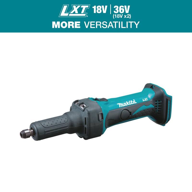 Makita 18V LXT Lithium-Ion 1/4 pulg. Esmeriladora Die inalámbrica (solo herramienta) - XDG01Z