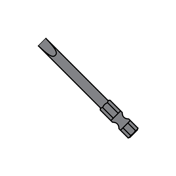 Zoro Select 3-4X1 15/16 SLOTTED POWER BIT PLAIN - 27-462