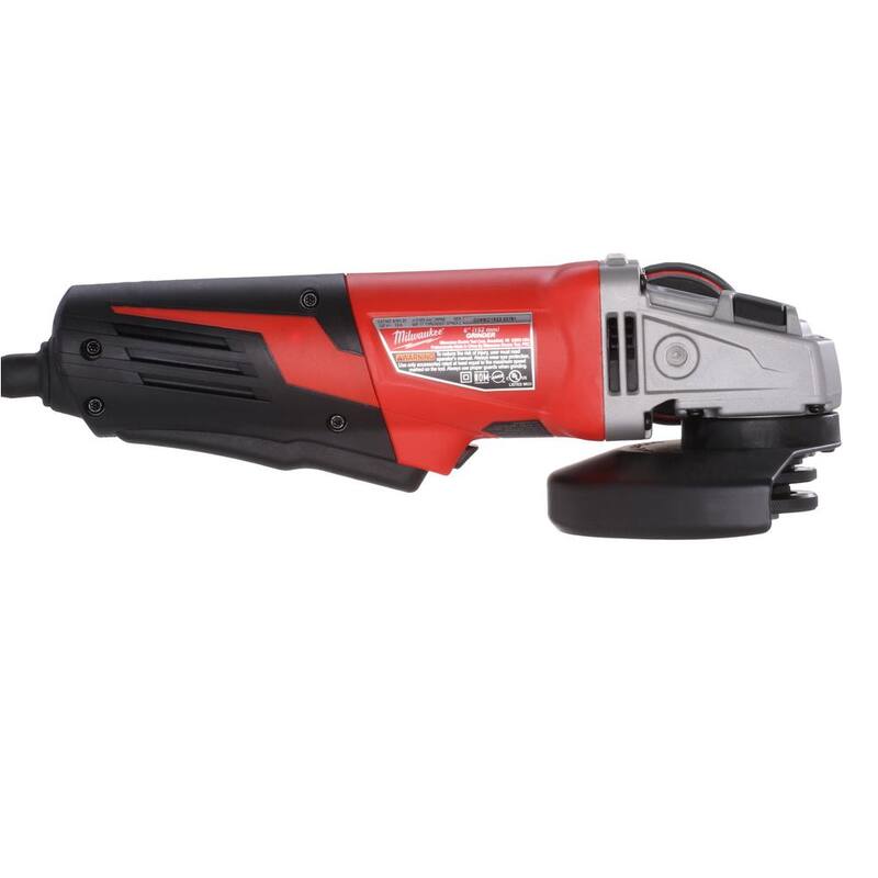 Rectificadora angular pequeña de 6 pulgadas con interruptor de paleta de 13 amperes de Milwaukee - 6161-31