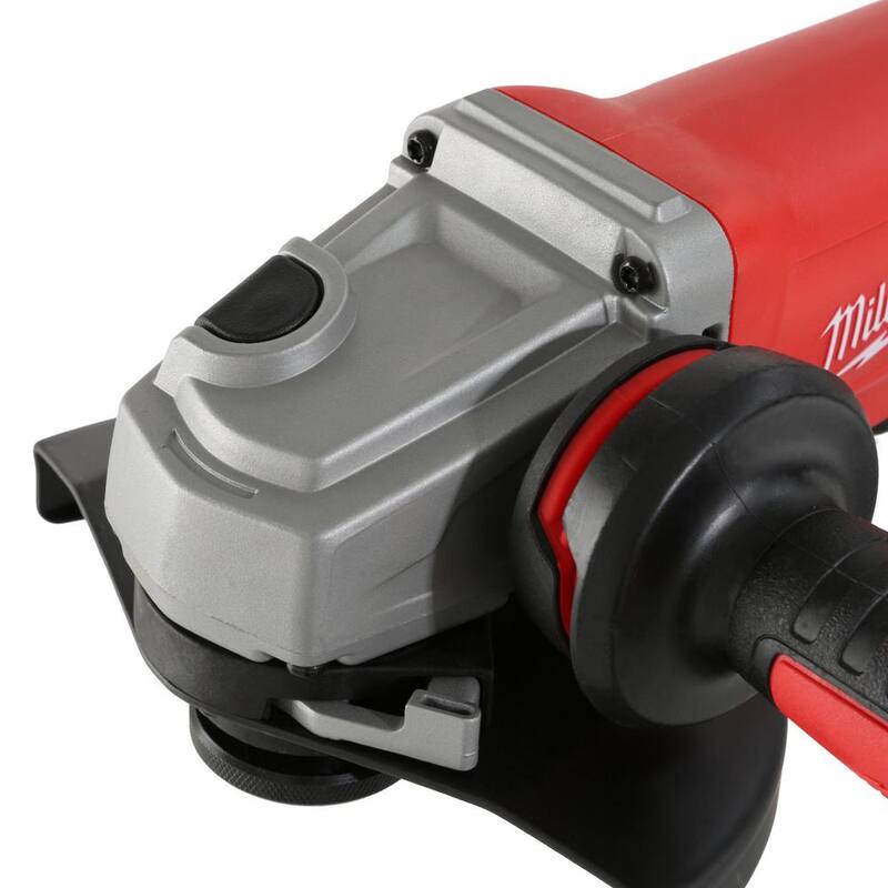 Rectificadora angular pequeña de 6 pulgadas con interruptor de paleta de 13 amperes de Milwaukee - 6161-31