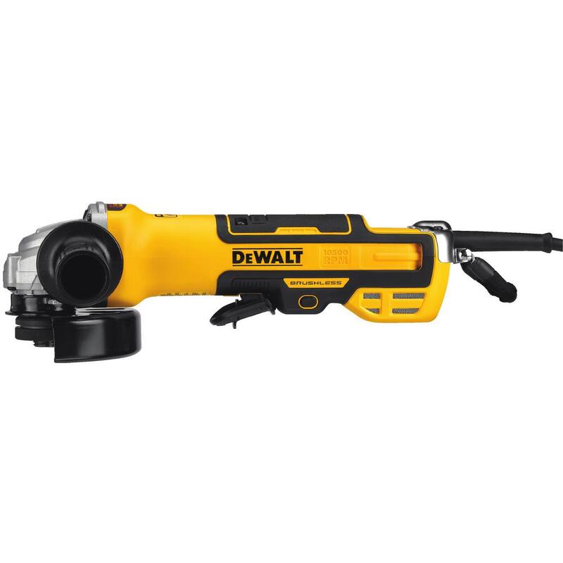 Amoladora angular sin escobillas DEWALT de 13 amperes con interruptor de paleta de 5 pulgadas - DWE43214N