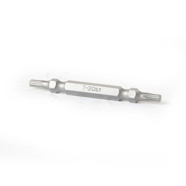 Superior Steel T20 Torx Double End Screwdriver Bits - 1.5 Inch Long, PK 25 - BT20D-25PK