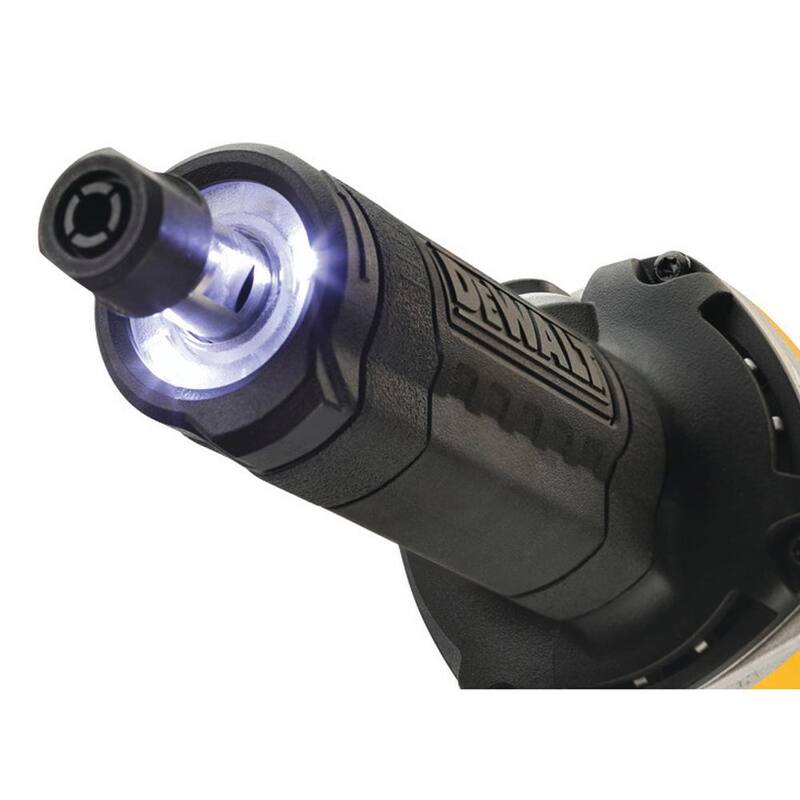 Esmeriladora de troqueles sin escobillas DEWALT con interruptor de paleta con bloqueo de velocidad variable de 13 amperes y 2 pulgadas - DWE4997VS.